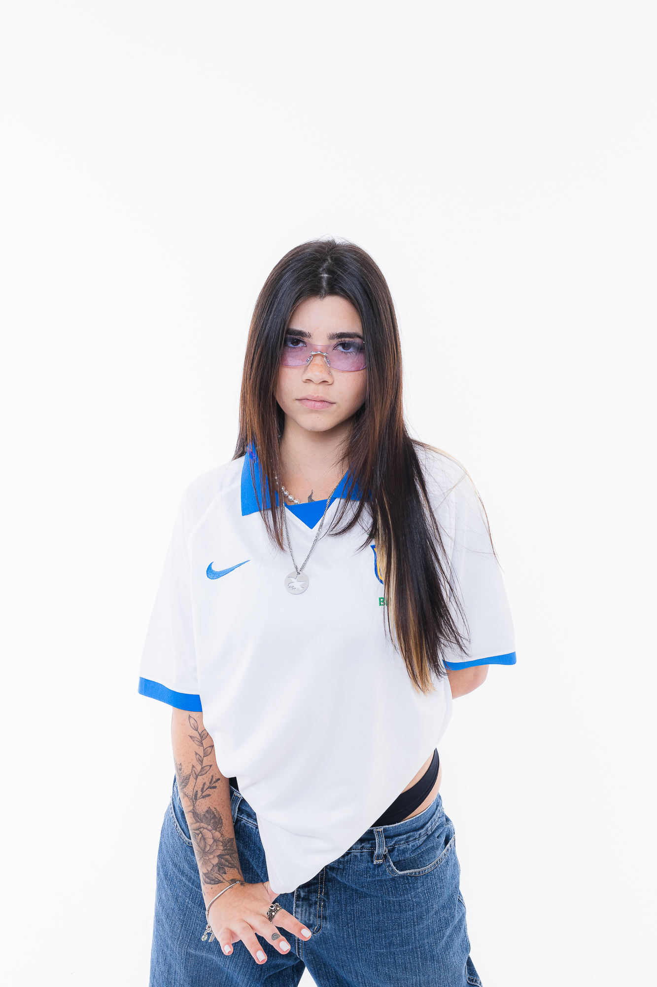 Cliente usando óculos 56