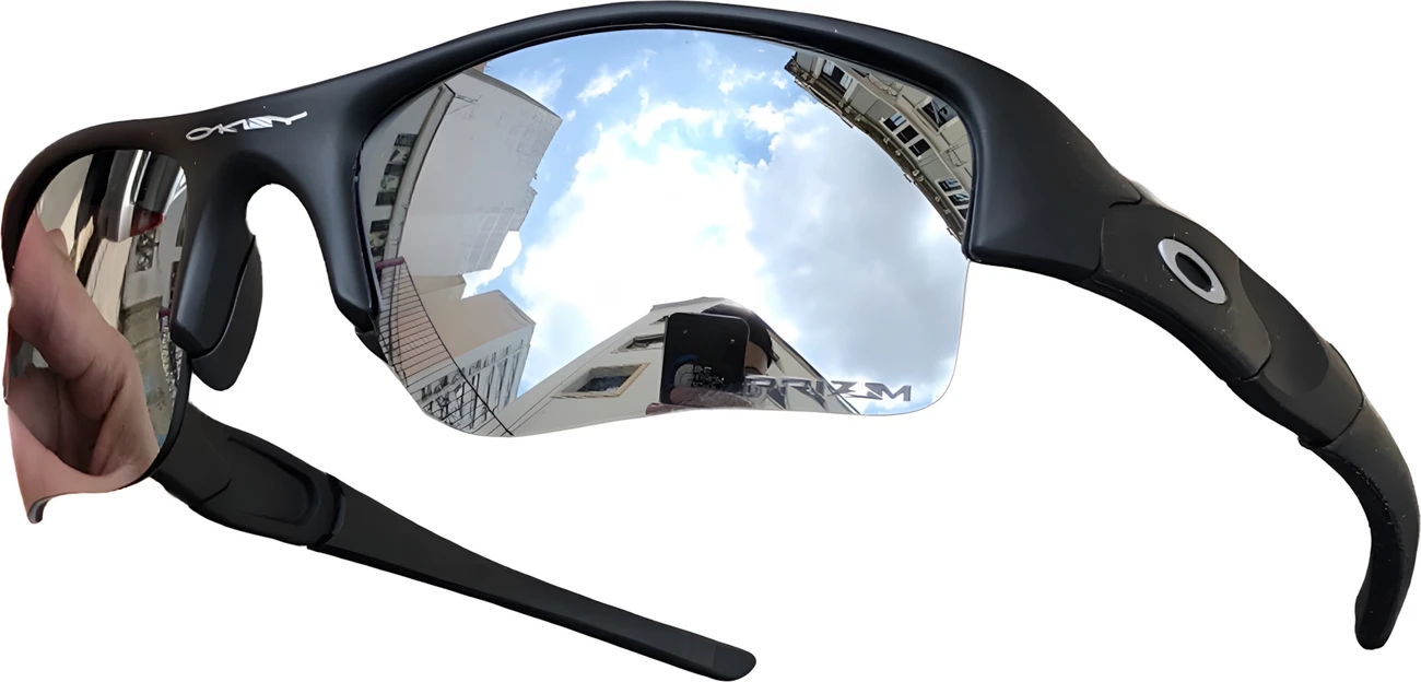 Flak 1.0 Preta Lentes Espelhada