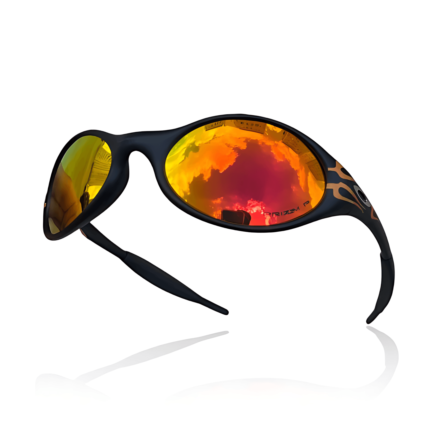 Eye Jacket Flame — Preta Lente Ruby